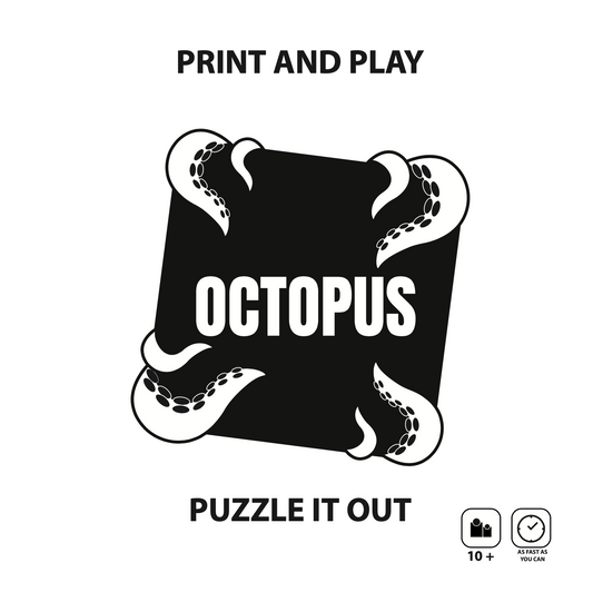 Octopus Puzzle Game - Free PnP in English